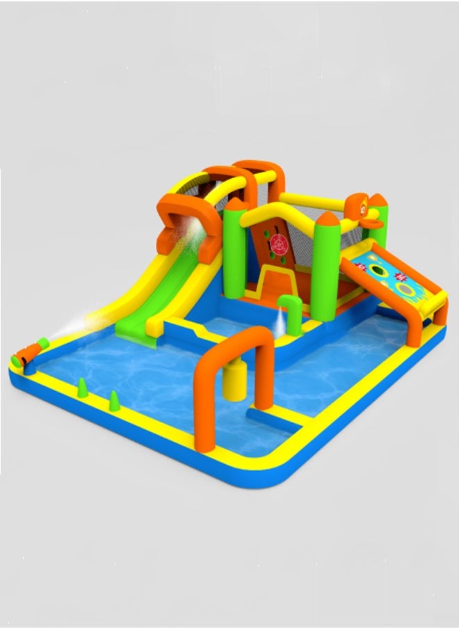 JSAITOYS Multi-functional Bounce House Inflatable Bouncer Environmental Inflatable Castle Inflatables for Children's Parties  - Image 1