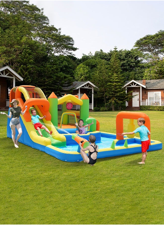 JSAITOYS Multi-functional Bounce House Inflatable Bouncer Environmental Inflatable Castle Inflatables for Children's Parties  - Image 4