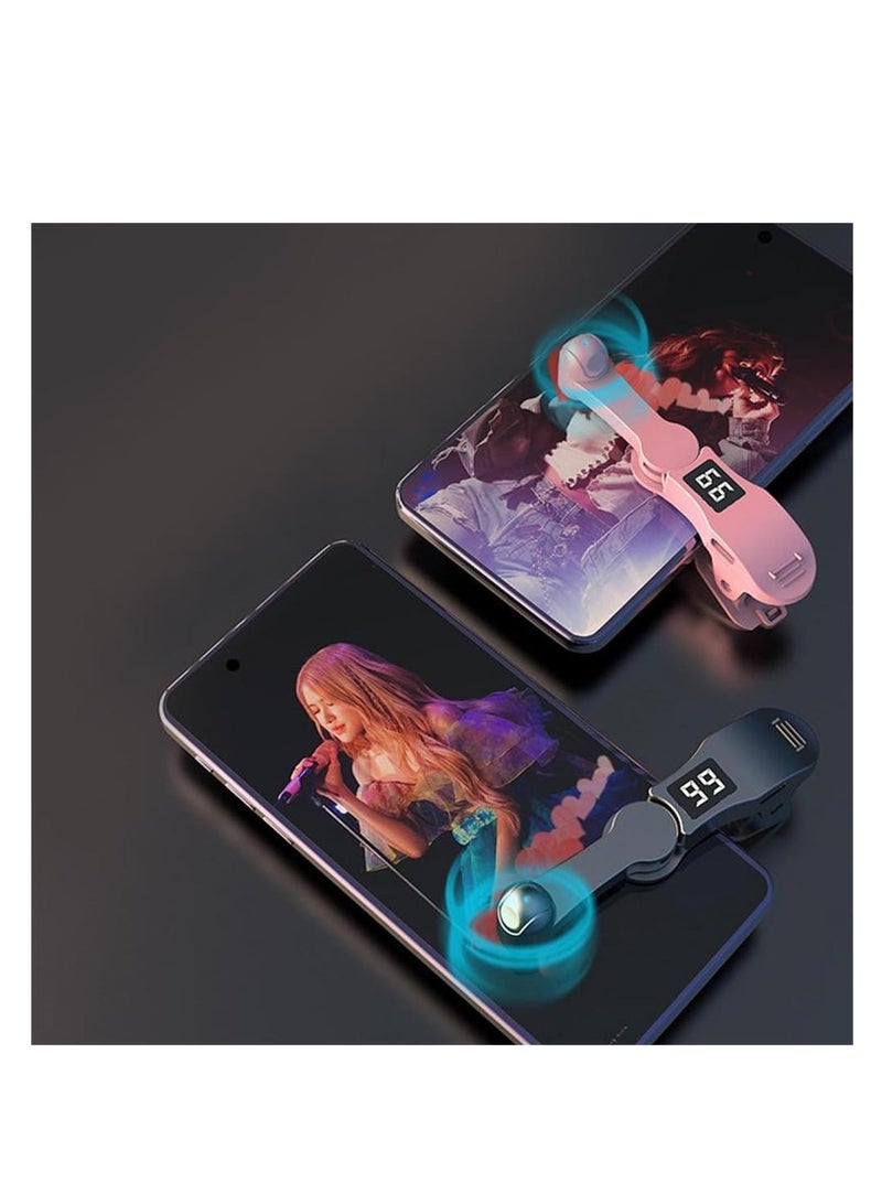 سيوسي Screen Auto Clicker Tapper, for Smart Phone Apps Video Live Streaming Gadget Fast Click, Simulation Finger Continuous Click for Games, Live Broadcasts Likes, Reward Tasks, Mute Design (Black) - Image 3