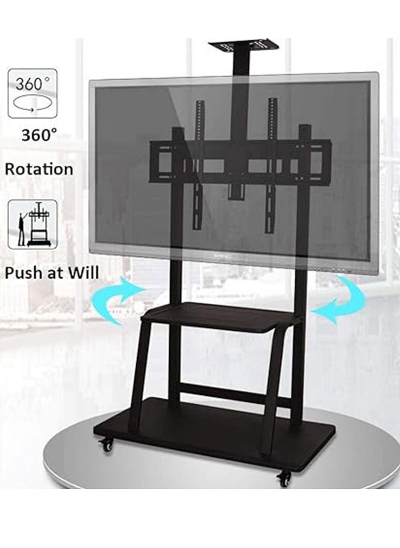 Stargold Mobile TV Stand Steel TV Cart Fit For 32 To 75 Inches TV  - Image 2