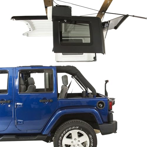 Broaddict Hard Top Removal Lift fit for Jeep Wrangler Ford Bronco Hardtop Hoist fit for Jeep JK JL Models Supports 8-16 ft. Ceiling 6 T Knobs - Image 1
