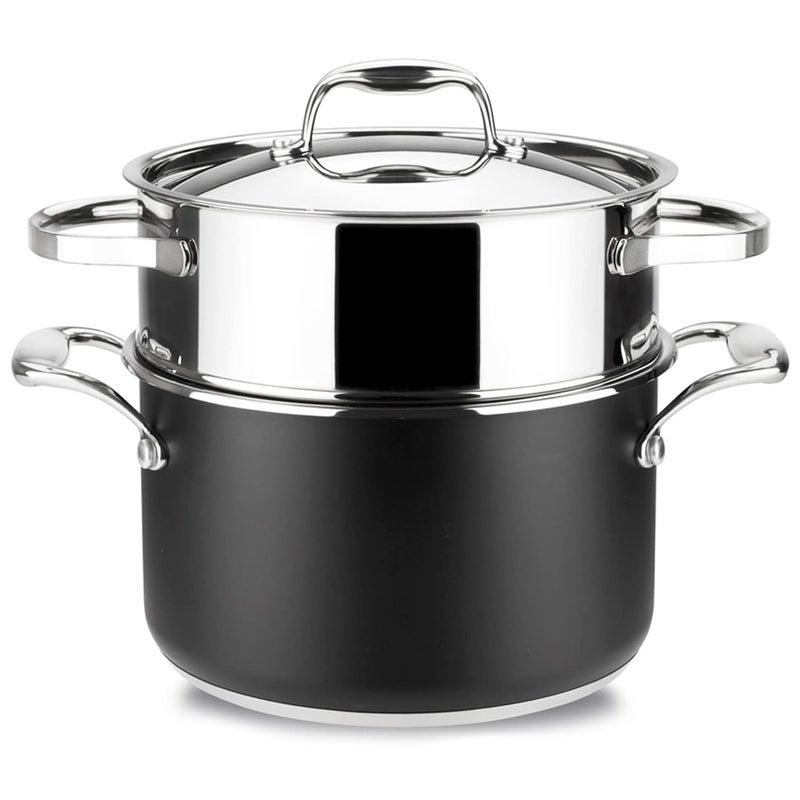 MAGEFESA Prisma 79inch Steam Pot with lid made of 1810 stainless steel for all types of stovetops including Induction Dishwasher and Oven Safe up to 392F - Image 2