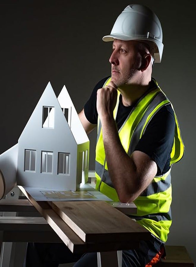 Hi Vis Vests Hi Vis Safety Vest High Vis Jackets 3 Pack High Visibility Safety Vests Standard Size Reflective Waistcoat for Outdoor Running Walking Motor Bicycle Drivers - Image 4