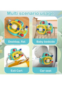Generic Car Seat Steering Wheel - Interactive Driving for Toddlers Develops Fine Motor Skills and Imagination Easy to Assemble and Portable for On-the-Go Entertainment  - Image 3