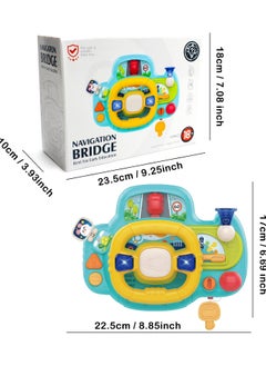 Generic Car Seat Steering Wheel - Interactive Driving for Toddlers Develops Fine Motor Skills and Imagination Easy to Assemble and Portable for On-the-Go Entertainment  - Image 4
