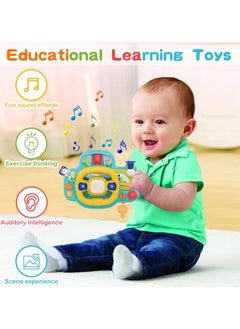 Generic Car Seat Steering Wheel - Interactive Driving for Toddlers Develops Fine Motor Skills and Imagination Easy to Assemble and Portable for On-the-Go Entertainment  - Image 5