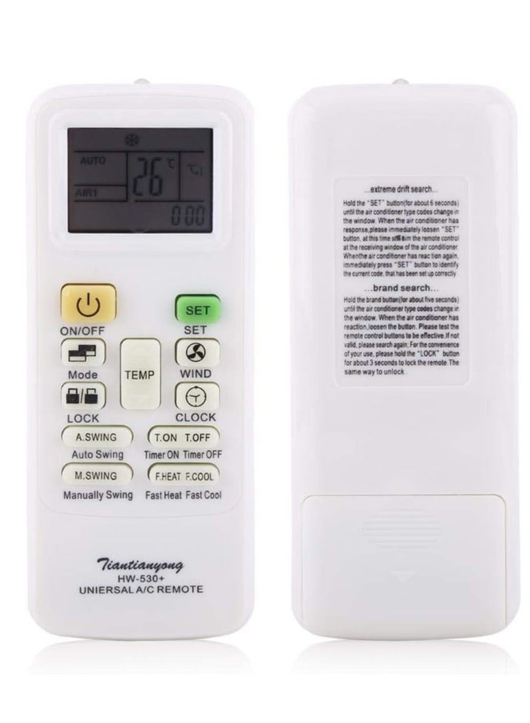 ELTRAZONE Universal Intelligent Air Conditioner,Universal air Conditioner Remote Control Universal air Conditioner Remote Control Remote Control Replacement LCD Screen Controller,Universal air Conditioner - Image 1