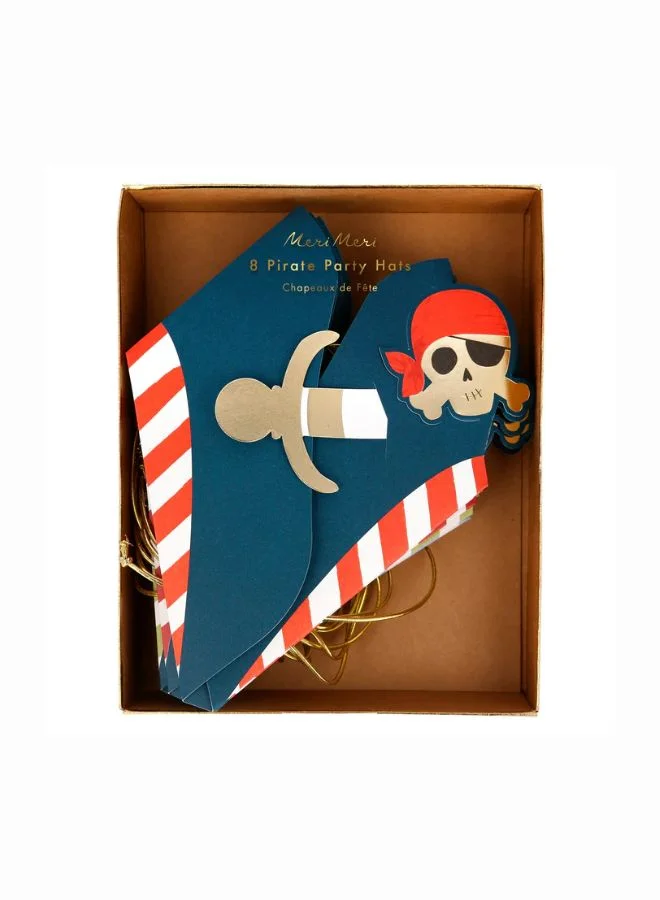 Meri Meri Blue Pirate Party Hats