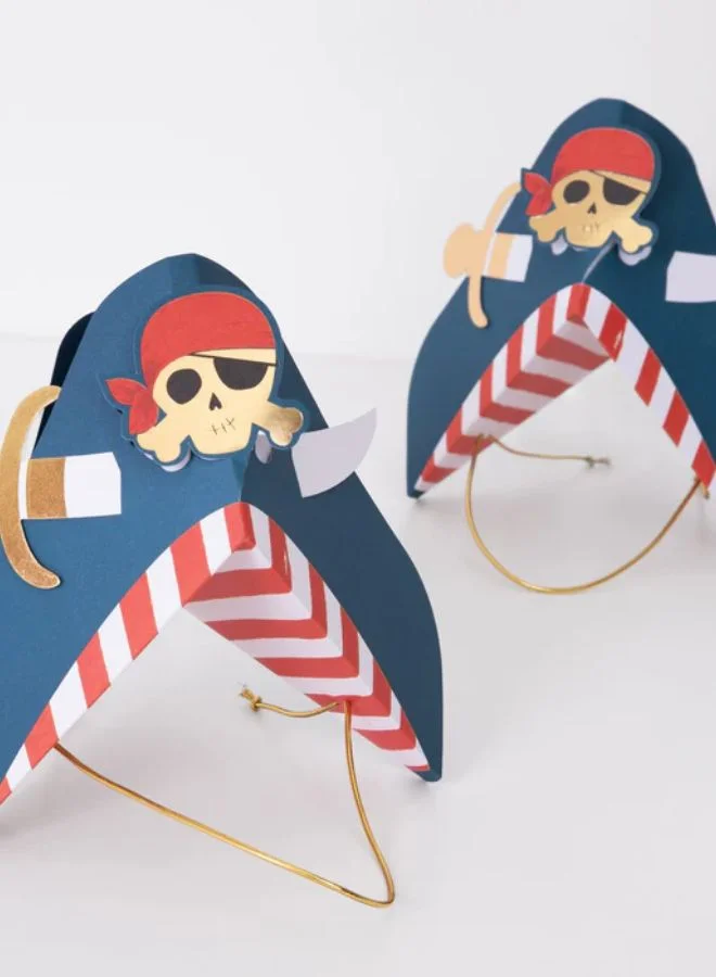 Meri Meri Blue Pirate Party Hats