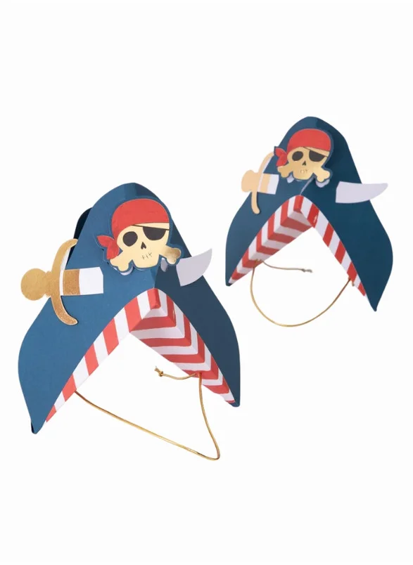Meri Meri Blue Pirate Party Hats