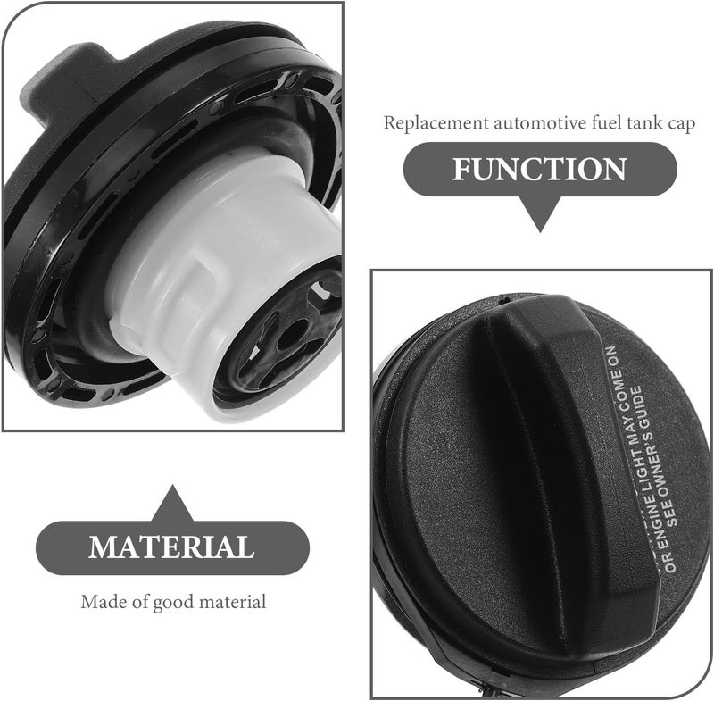 Car Oil Tank Cap Gas Tank Door Replacement Compatible with Most Cars Petrol Cap Replacement for Vehicle Fuel System - Image 3
