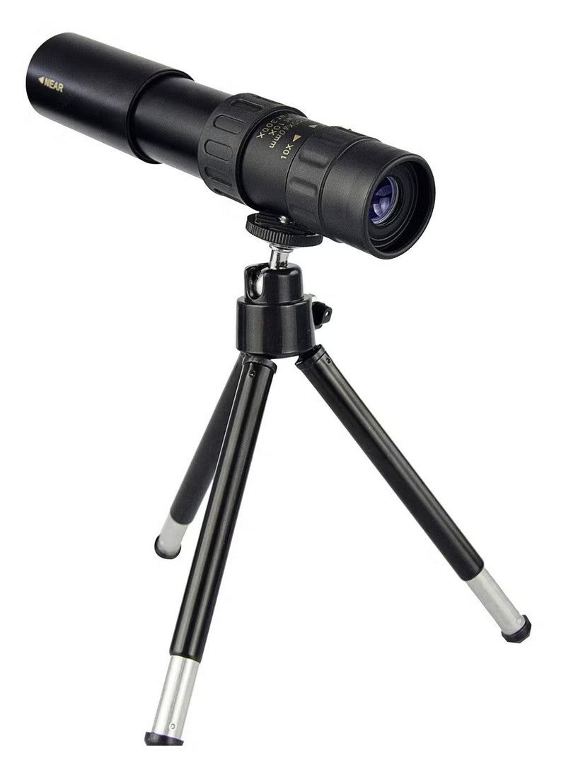 عربست تلسكوب أحادي العين 10X-300X تلسكوب مدمج مقاوم للماء مع عدسة FMC وحقيبة حمل منشور BAK4 وحبل لألعاب الكرة الموسيقية ومشاهدة الطيور والمشي لمسافات طويلة - Image 1