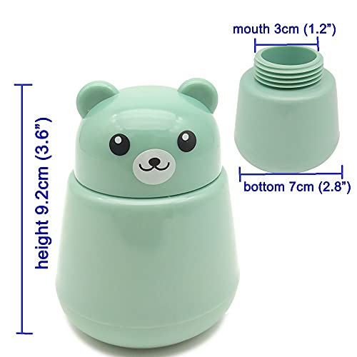 CoaGu Bear Pill Crusher for Elderly - FDA-Compliant Fine Powder, BPA-Free ABS, Easy Grip & Clean, Leakproof Portable Medicine Grinder - Image 2
