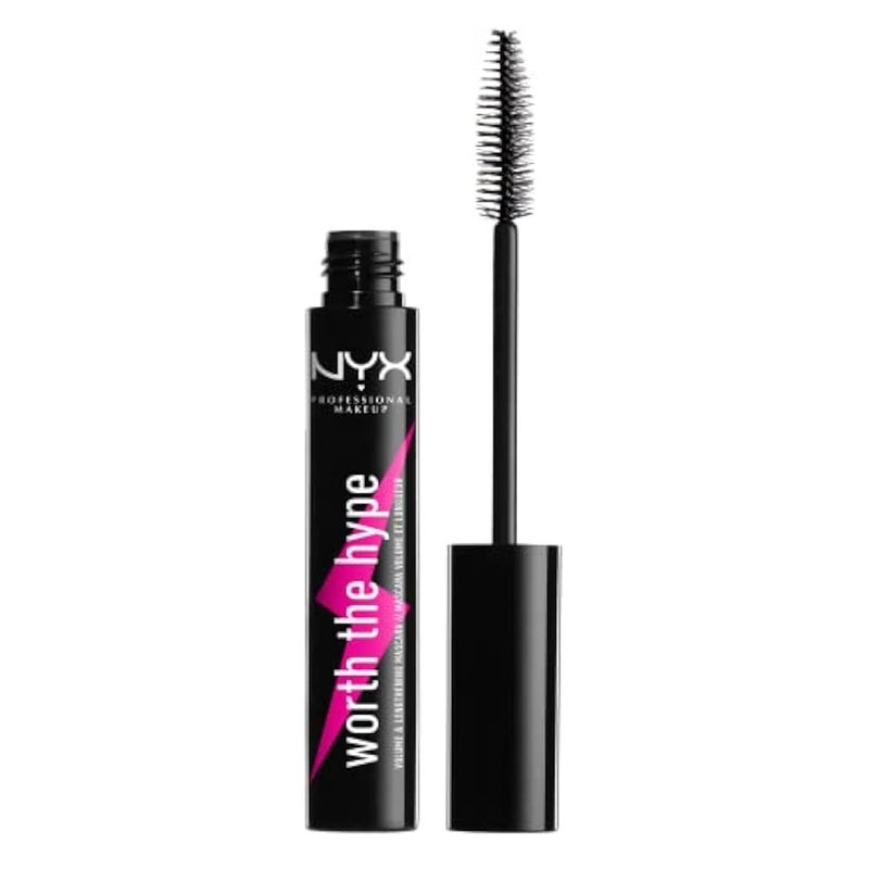 NYX PROFESSIONAL MAKEUP Worth the Hype Volumizing & Lengthening Mascara, Black 01 - Image 1
