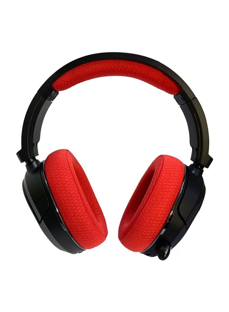 lynx S77 Wireless Gaming Headset with Retractable Microphone and 30-Hour Battery Life Compatible with PS4/PS5/PC/XBOX/Mobile/Nintendo Switch - Image 3