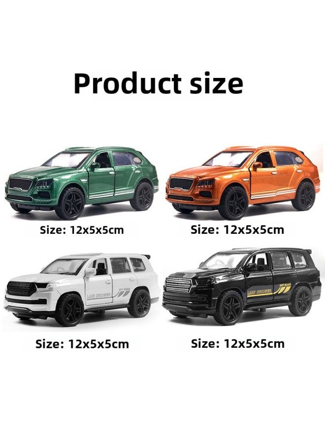 Bulk Alloy Off-road Car Model Open Door Children's Toy Car Boy Cake Ornaments Decoration Generation-Color:Bubble Bag Cloth Flute Red - Image 4
