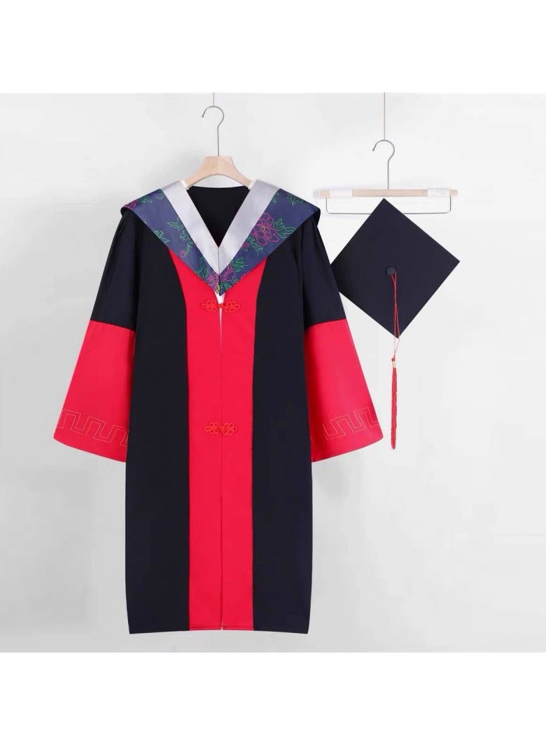 general Graduation Gown Set – Bachelor/Master/Doctorate Academic Regalia with Hood & Cap for Men & Women - Image 1