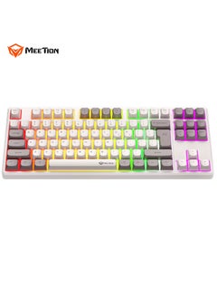 Meetion MEETION MK14 TKL Three Mode Wireless/Bluetooth/Wired Hot-swappable Gaming Keyboard 87 Keys RGB LED Light Mechanical Keyboard for Game  - Image 1
