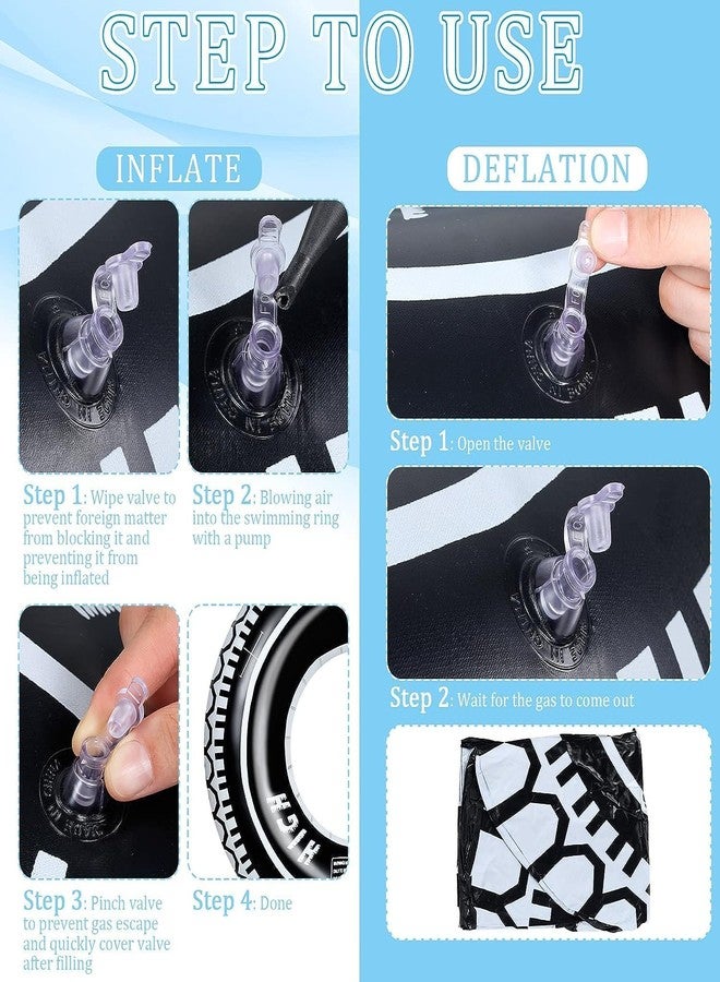 NETZILLA Giant Tire Inflatable Floating Swimming Pool Tube Ring for Kids, Water Fun Pool Accessories (tire Tube) (33" inch, 84cm) - Image 3