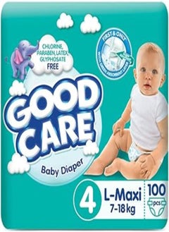 GOOD CARE Good Care Baby Diapers - Mega Pack - Maxi Size 4 - 100 Pieces 