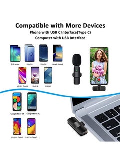 DIGI CORE K8 Wireless Lavalier Microphone For Type-C Phone Plug-Play Wireless Mic USB-C Android Phone For Video Recording Interview Vlog Auto Sync And Noise Reduction Mic  - Image 2