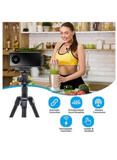 DIGI CORE K8 Wireless Lavalier Microphone For Type-C Phone Plug-Play Wireless Mic USB-C Android Phone For Video Recording Interview Vlog Auto Sync And Noise Reduction Mic  - Image 5
