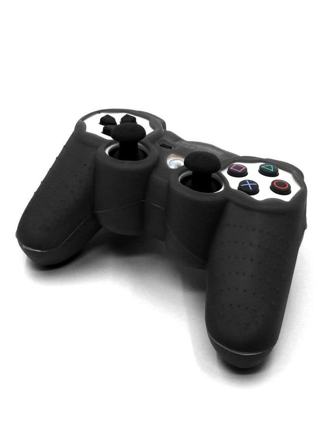 OSTENT Protective Silicone Gel Soft Skin Case Cover Pouch for Sony PlayStation PS2 PS3 Controller Color Black - Image 5