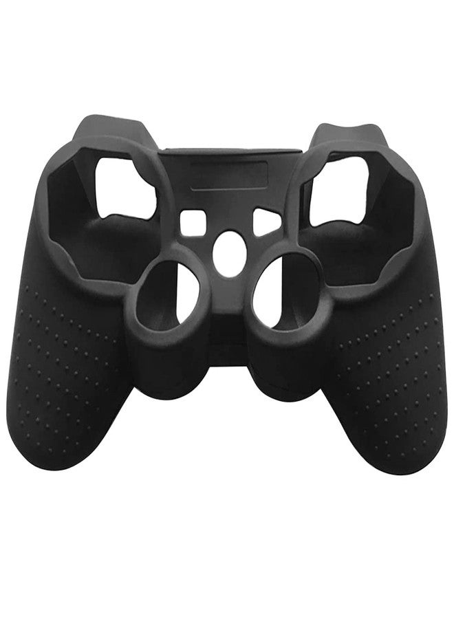 OSTENT Protective Silicone Gel Soft Skin Case Cover Pouch for Sony PlayStation PS2 PS3 Controller Color Black - Image 1
