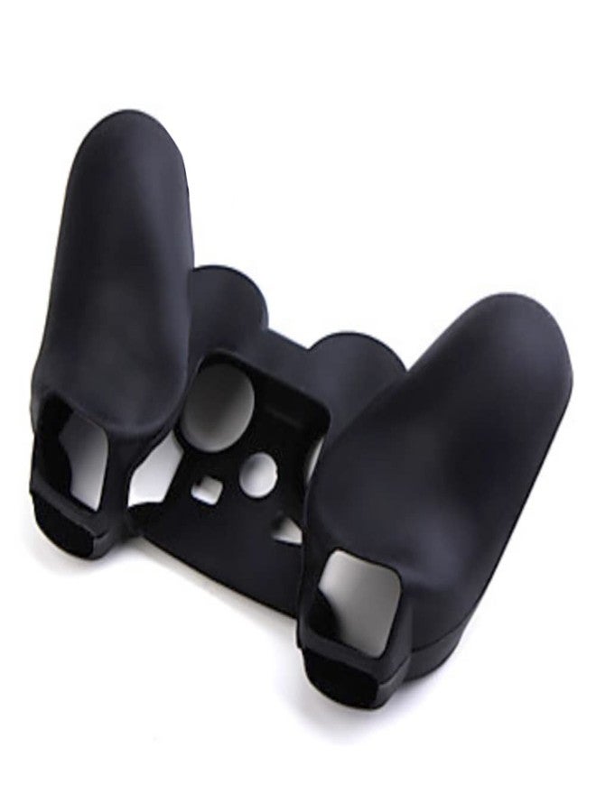 OSTENT Protective Silicone Gel Soft Skin Case Cover Pouch for Sony PlayStation PS2 PS3 Controller Color Black - Image 3