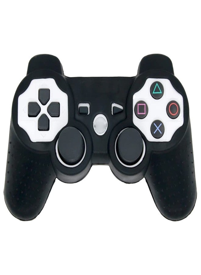OSTENT Protective Silicone Gel Soft Skin Case Cover Pouch for Sony PlayStation PS2 PS3 Controller Color Black - Image 4