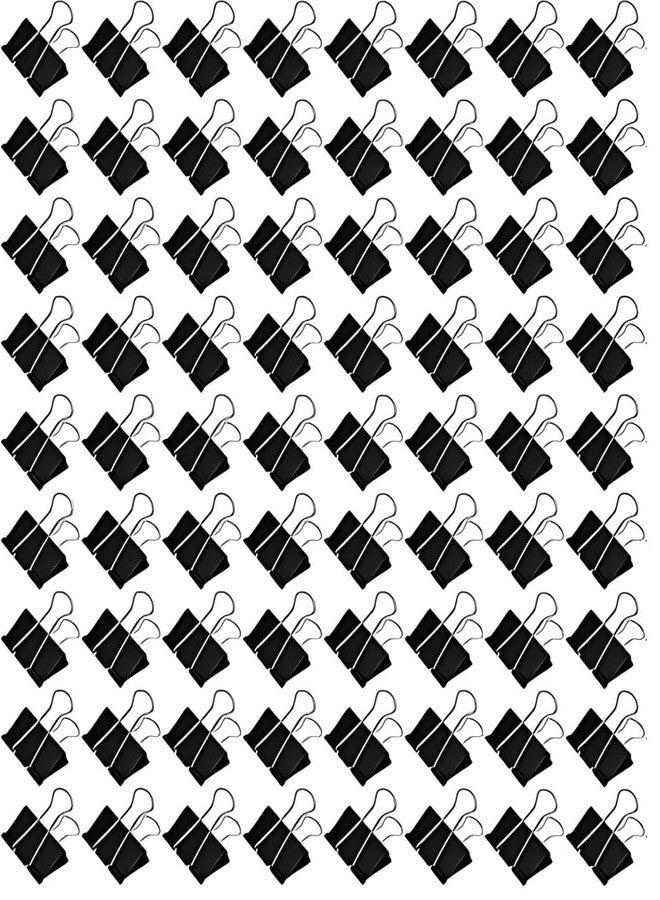Sehgal Store Binder Clip 19 mm Size, Premium Black Binder Clips – Sturdy Metal Clamps for Office and Home Use - Pack of (72) - Image 3