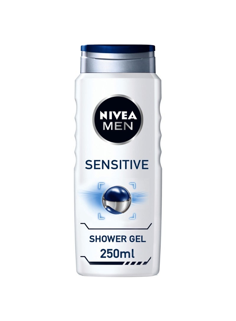 Nivea Men Sensitive Shower Gel 3In1 Bamboo Extract Masculine Scent 250ml  - Image 1