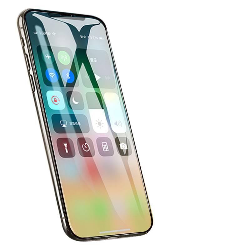 غطاء هاتف بGlass لـ iPhone 14 / 14 Plus / 14 Pro / 14 Pro Max مع مقاومة لبصمات الأصابع ونقش بارد 7D مع تغطية كاملة للشاشة مع مقاومة للخدوش باللون شفاف مقاوم للخدش - Image 2