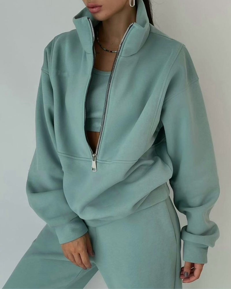 New Fashion Fleece Sports and Leisure Suit for Women