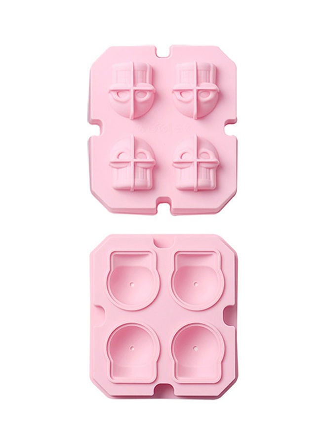 نيبمينينت صينية مكعبات ثلج من السيليكون صديقة للبيئة على شكل جمجمة وردي