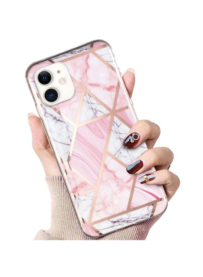 اس-توب جراب لهاتف iPhone 11 مصنوع من مادة TPU بنمط رخامي مطلي بالكهرباء - Image 5