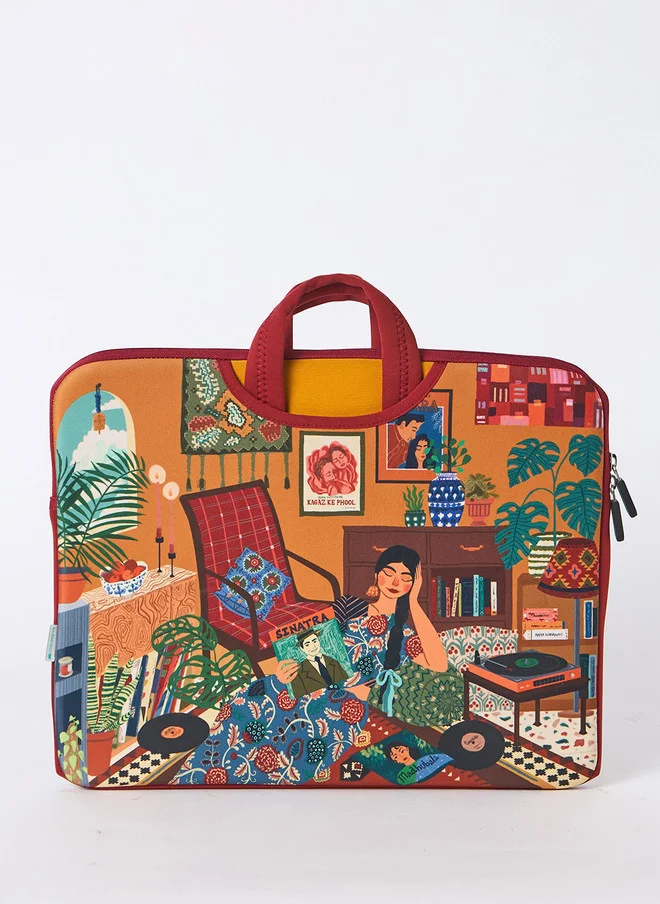 Chumbak Indian Lady 13" laptop sleeve