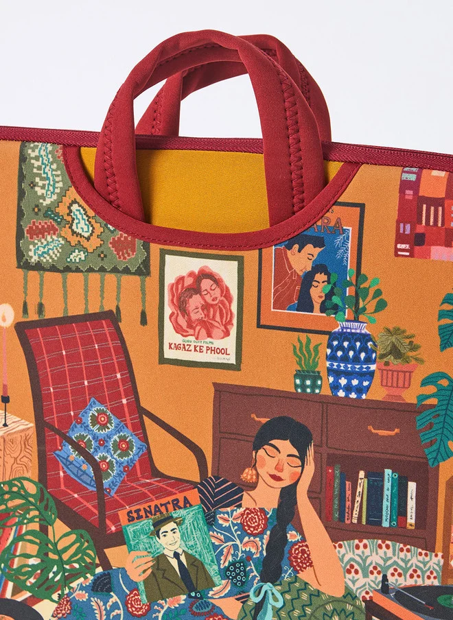 Chumbak  Indian Lady 13" laptop sleeve  | Best Price UAE