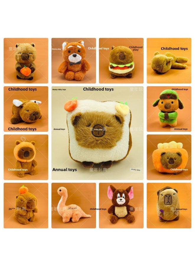 Cute Eight-inch Plush Toy Doll Wedding Throwing Doll Doll Doll Gift Logo-Specifications:flower Skirt Fox  - Image 2