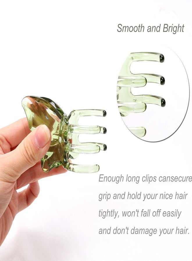 NAISIER Hair Accessories - 3.3 inch Butterfly Hair Claw Clips, Large Sized Jaw Clips for Girls and Women, 5 Pack - Image 5