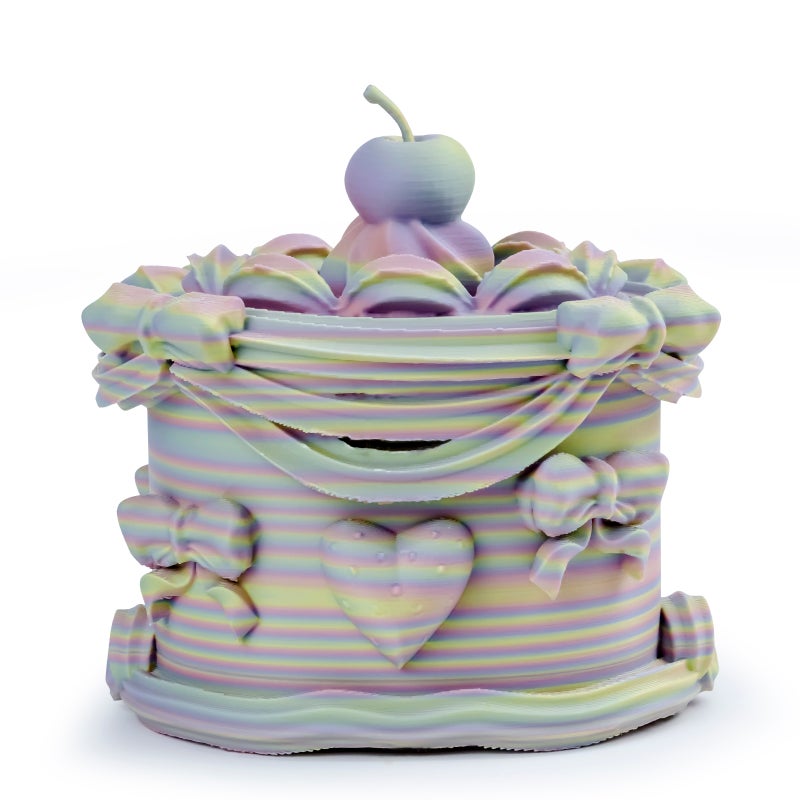 ZIRO MARSHMELLOW STRIPES Stripes Matte PLA Fast Color Change Filament 1.75mm 1kg/2.2lb Spool , - Image 2