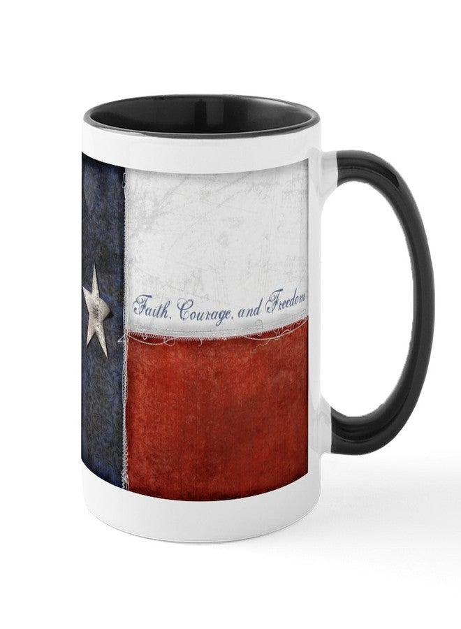 cafe press CafePress Texas Flag Mug 11 oz (325 ml) Ceramic Coffee Mug - Image 1