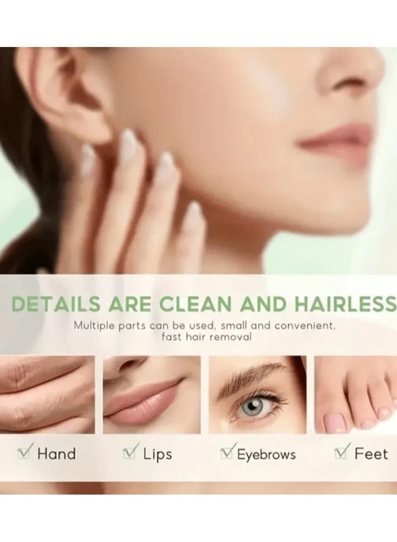 Facial Wax Strips, Facial Hair Removal, Quick And Painless Hair Removal Kit, For All Skin Types, 10 Pieces - Image 2