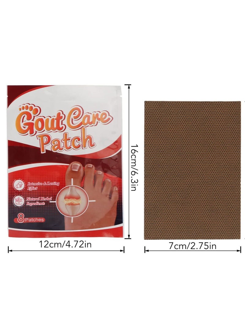 Excefore Gout Treatment Patch, 40pcs Arthritis Thumb Patches for Pain Relief, Swelling Reduction, and Inflammation Diminishment  - Image 5