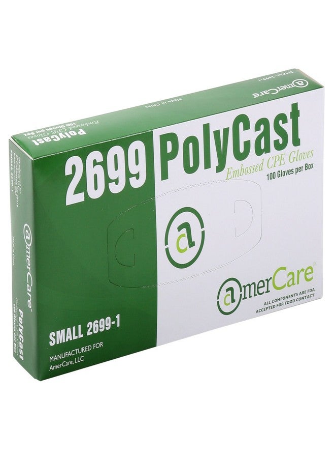 AmerCare Polycast Textured Powder Free Gloves, Medium, Case of 1000 - Image 3