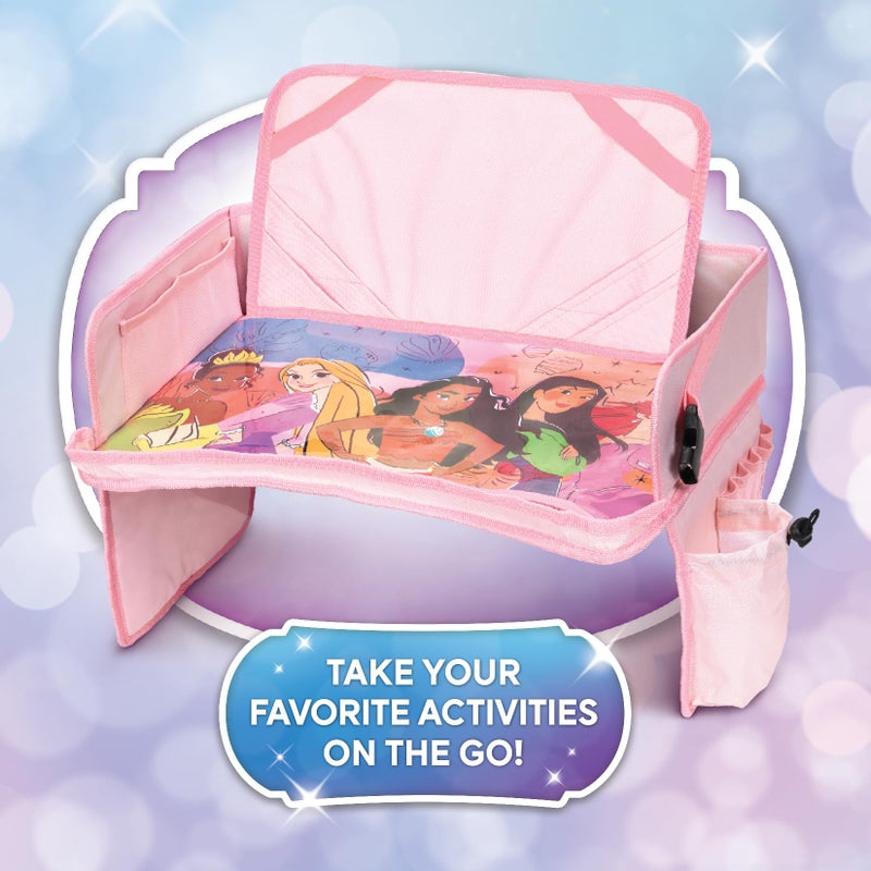 Disney Princess Kids Travel Tray for Car, Toddler Car Seat Tray for Travel, Car Trays for Kids Roadtrip Essentials & Activities - Image 3