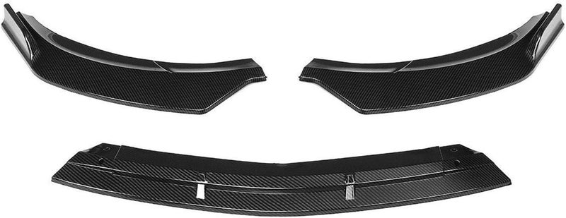 DEMULAX 3PCS Car Front Bumper Splitter Lip Spoiler - Image 1