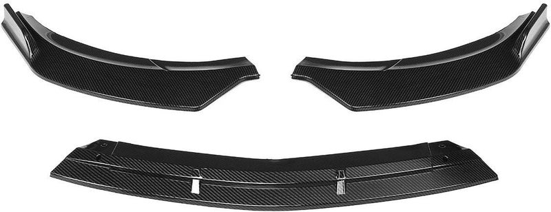 DEMULAX 3PCS Car Front Bumper Splitter Lip Spoiler - Image 3