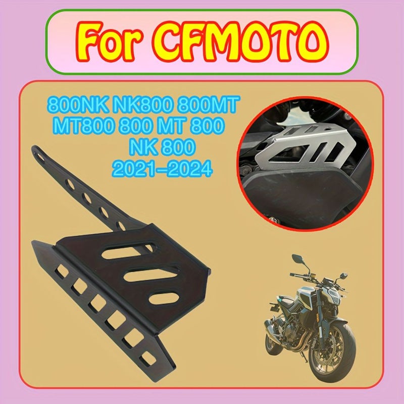 98 CFMOTO 800NK NK800 800MT MT800 2021-2024 واقي سلسلة أسود للدراجات النارية من الألومنيوم المصنوع بتقنية CNC - Image 1