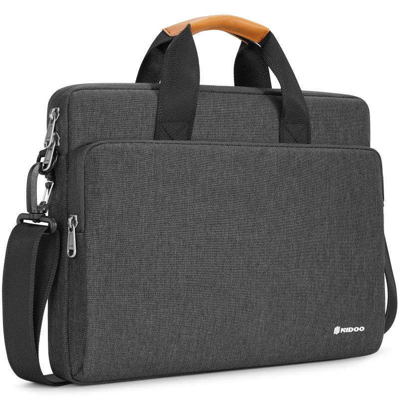 Nidoo Laptop Bag 13 Inch Sleeve Case Compatible With 13"" 13.6"" Macbook Air M2 M3 / 14"" Macbook Pro M3, Computer Shoulder Messenger Bag Briefcase For 13.5"" Surface Laptop 5/14 Inch Lenovo Hp Asus Acer - Image 1